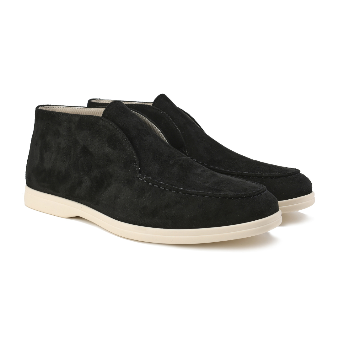 Connor - Old Money High Suede Loafers