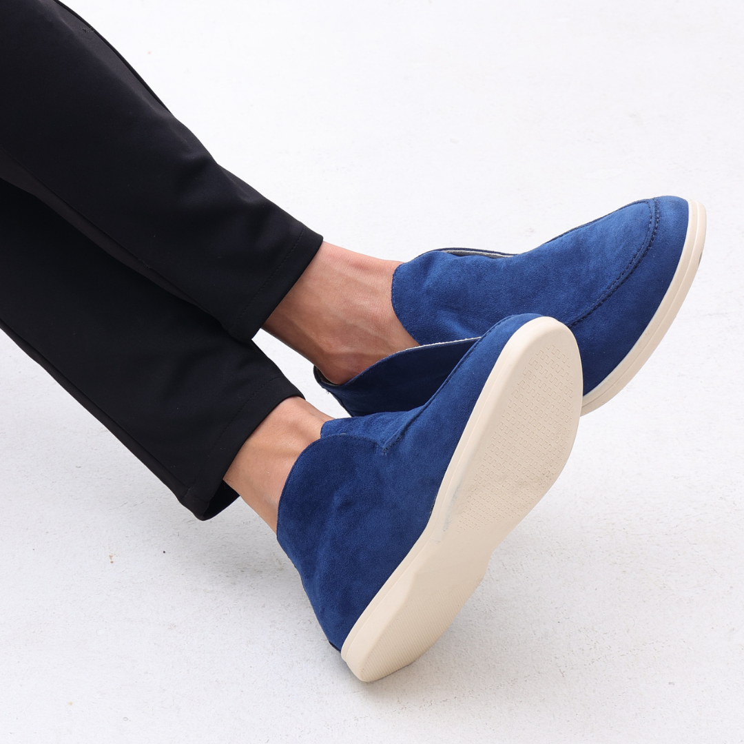 Connor - Old Money High Suede Loafers