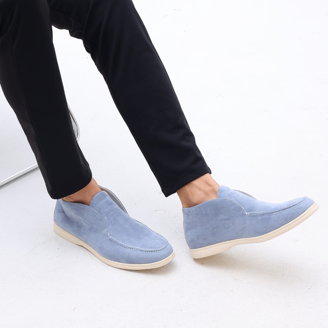 Connor - Old Money High Suede Loafers