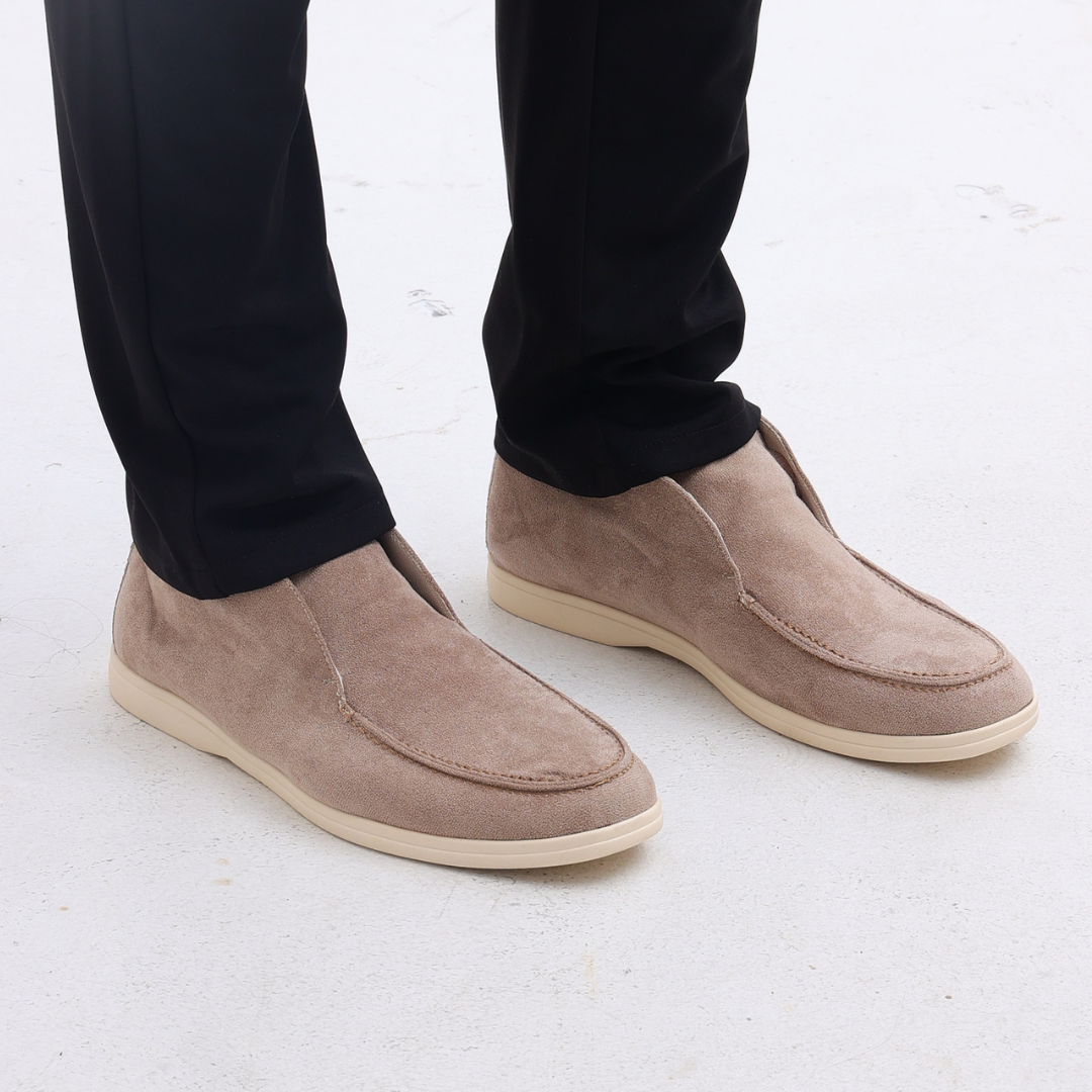 Connor - Old Money High Suede Loafers