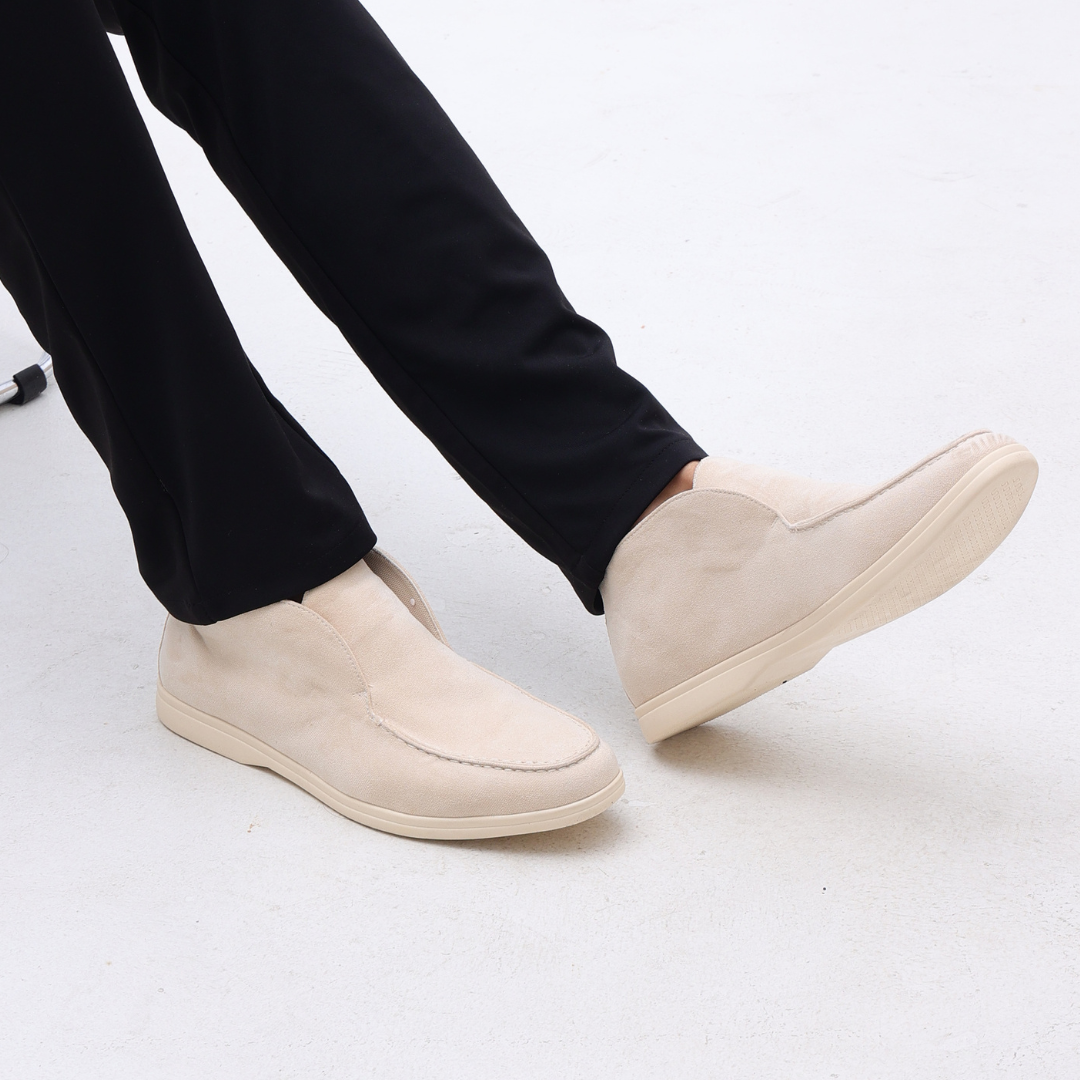 Connor - Old Money High Suede Loafers